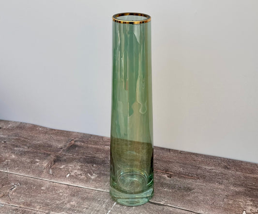 LSA Sorbet Green Tinted Vase, 37.5cm