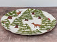 Christmas Tree with Deers Patterned Plate, 33cm