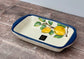 Lemon Patterned Small Rectangular Baking Dish, 25.5cm