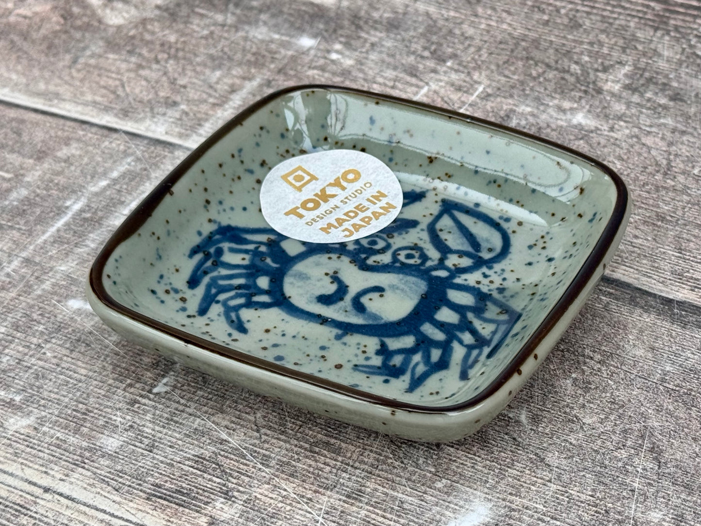 Tokyo Design Studio Crab Patterned Dipping Bowl, 8.5cm