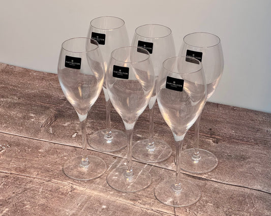 Dartington Set of 6 Sparkle Prosecco Glasses