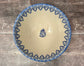 Blue and White Patterned Deep Serving Bowl, 21.5cm