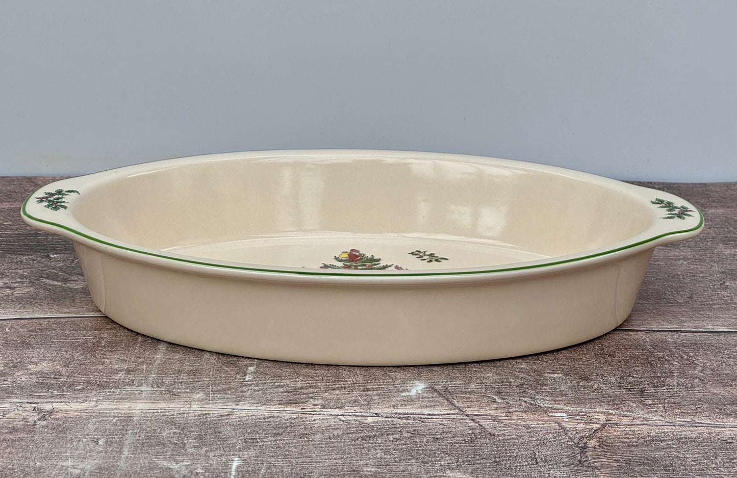 Spode Christmas Tree Au Gratin Baking Dish