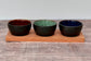 Set of 3 Small Bitz Tapas Bowl on Wooden Base, 10cm