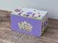 Bee and Flower Patterned Butter Dish
