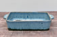 Hairy Bikers Medium Blue Rectangular Baking Dish with Mottled Bottom, 27cm