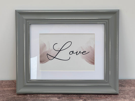 Grey Shabby Chic Wooden Photo Frame, 6’ x 8’