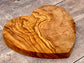 Olive Wood Heart Shaped Serving/Cheese/Chopping Board, 21cm