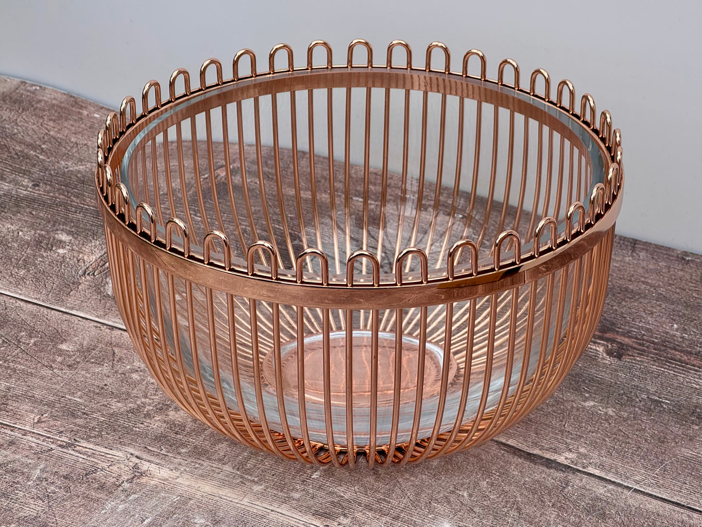 Kate Spade Keaton Street Gold and Glass Serving Bowl, 23.5cm