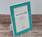 Beltrami Turquoise Photo Frame 4 x 6