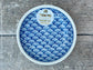 Tokyo Design Studio Blue and White Wave Patterned Dipping Bowl, 9.5cm