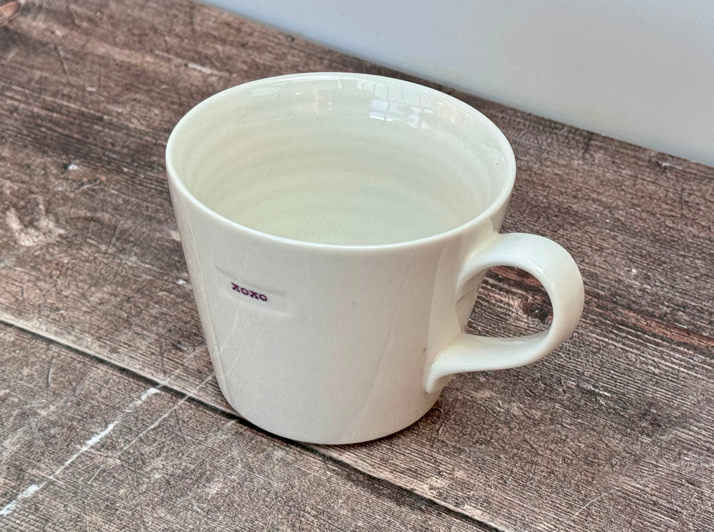 White ‘xoxo’ Mug