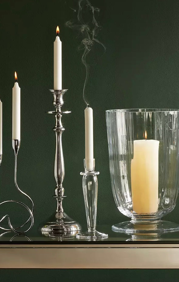 LSA Glass Candlestick