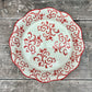 Red Swirl Patterned Pie Dish, 25.5cm