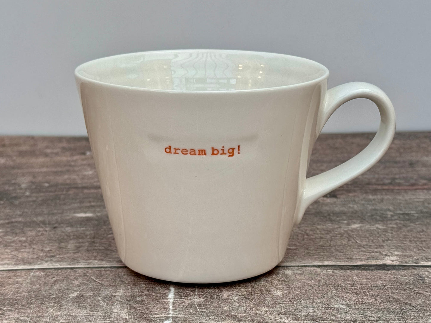 White ‘dream big’ Mug