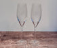 Nude Set of 2 Champagne Flute Glasses