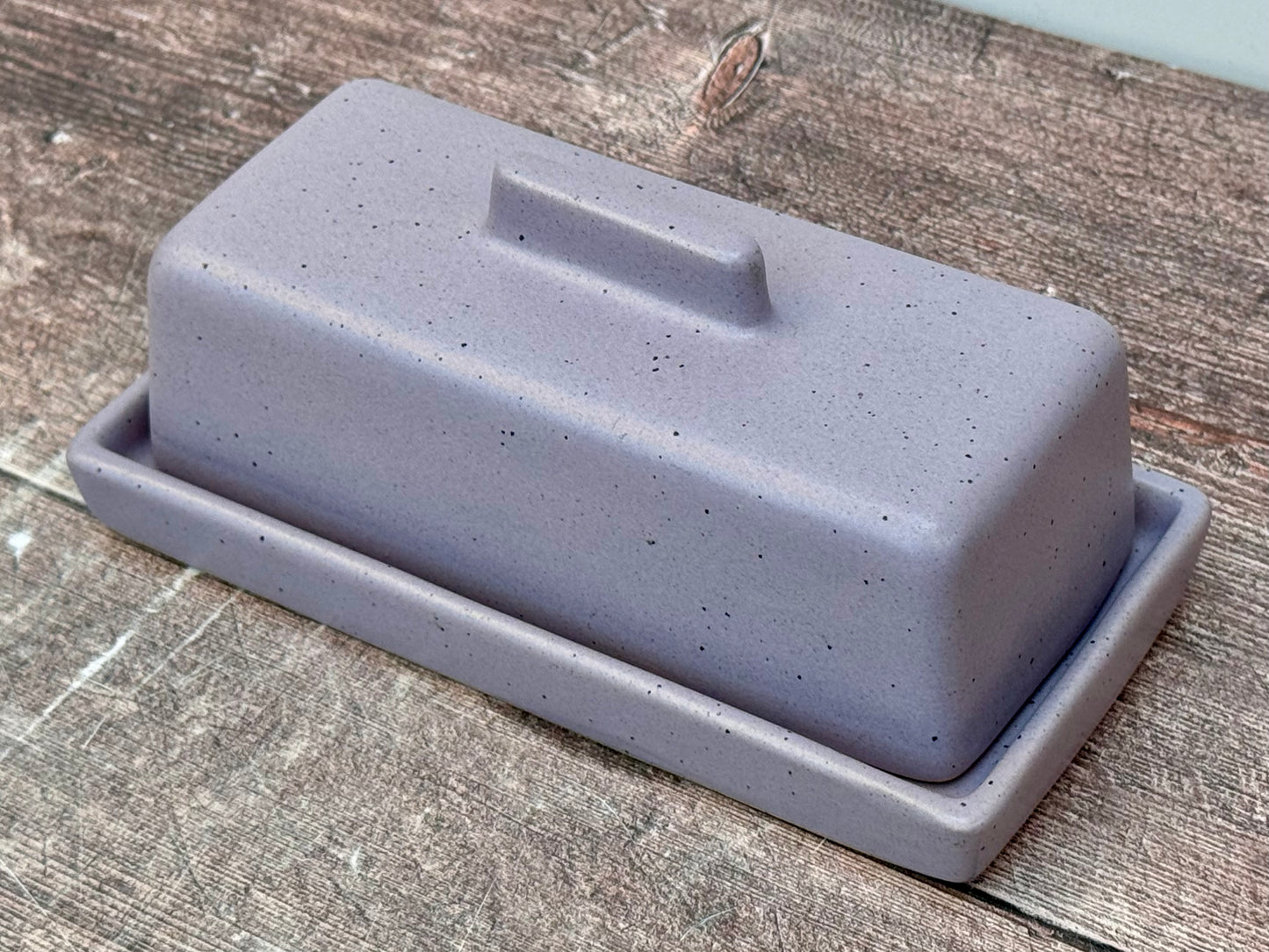 Purple Slim Butter Dish