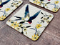 Set of 4 Square Bird Coasters