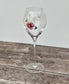 Pair of Perrier-Jouet Mischer Traxler Pink Flower Champagne Glasses