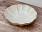 Sand Beige Flower Design Pasta/Serving Bowl, 23cm