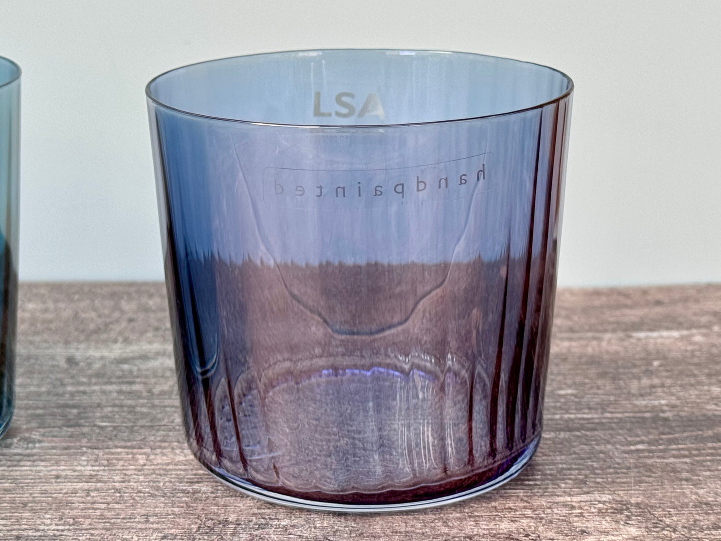 LSA Set of 4 GEMS Blue Glass Tumblers, 310ml
