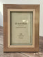 Natalini Pink with Gold Stripes Border Photo Frame 4 x 6
