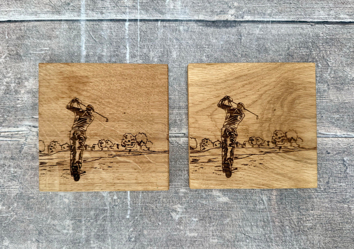 Set of 2 Golf Coasters