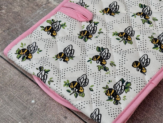Cath Kidston Bee Patterned Double Oven Glove