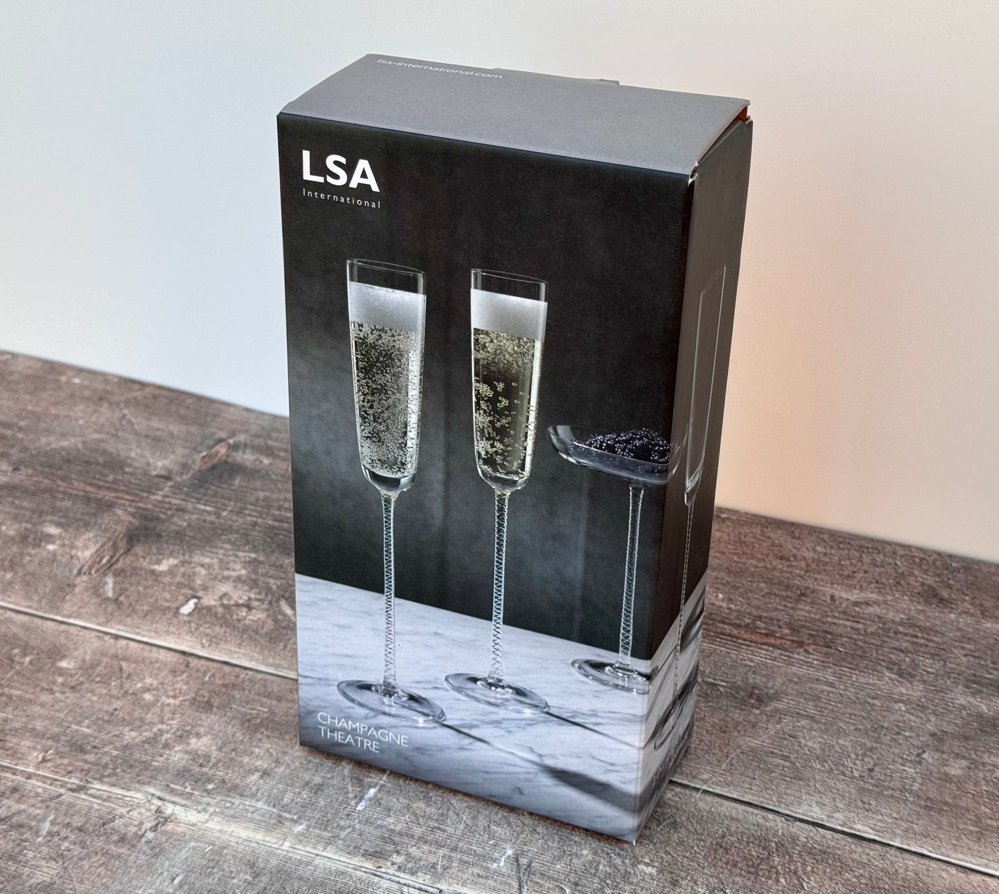 LSA Champagne Theatre Flutes, Set of 2