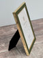 Isaac Jacobs Green and Gold Tone Border Photo Frame, 4’ x 6’