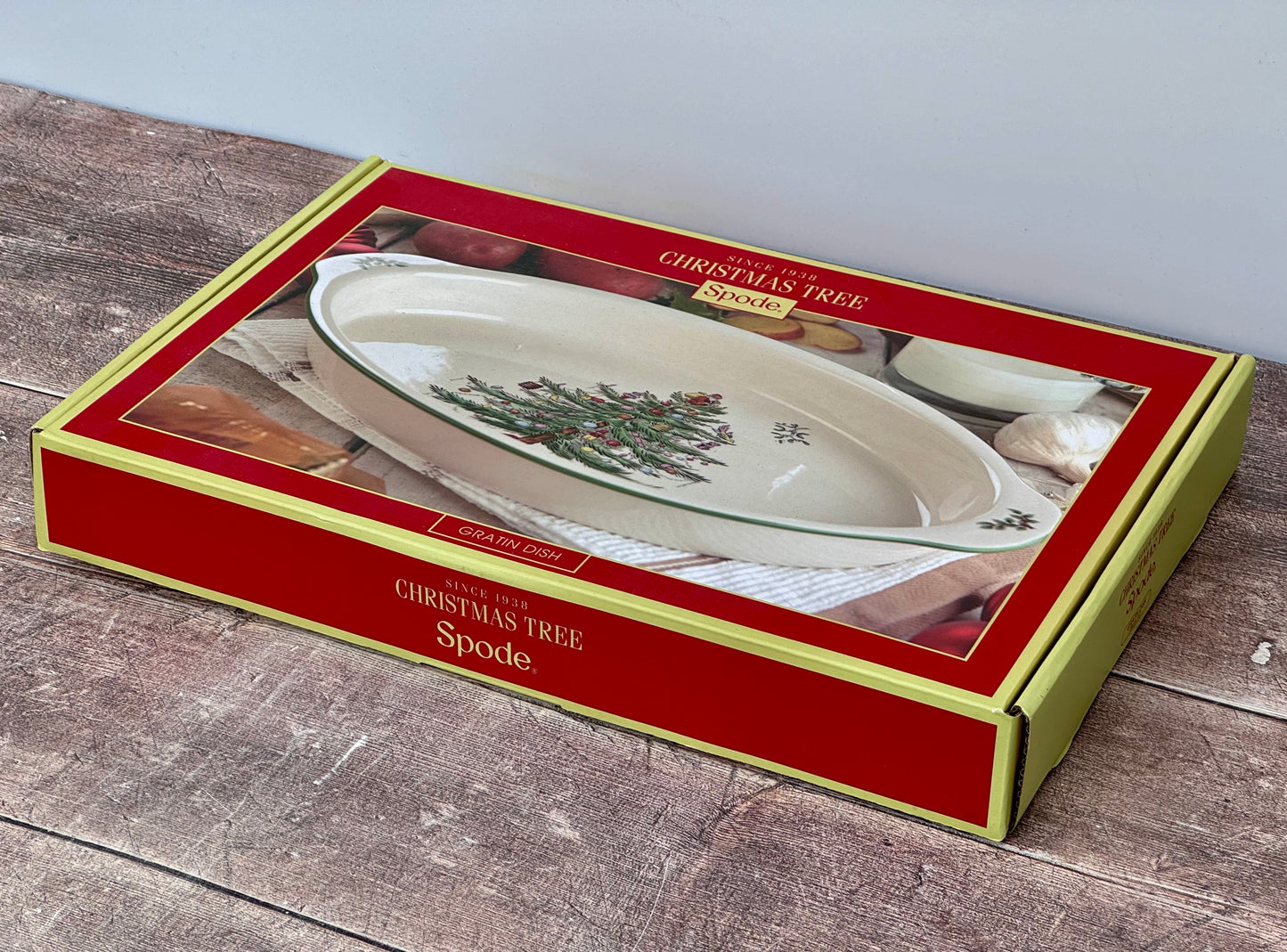 Spode Christmas Tree Gratin Baking Dish