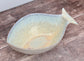 White Fish Serving Bowl Dish, 30cm