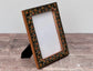 Hand Painted Photo Frame 5’ x 7’ - Black and Gold (Design 9)