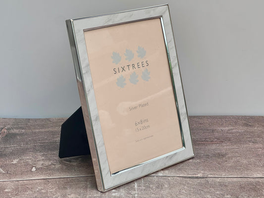 Sixtrees Marble Effect Photo Frame, 6’ x 8’