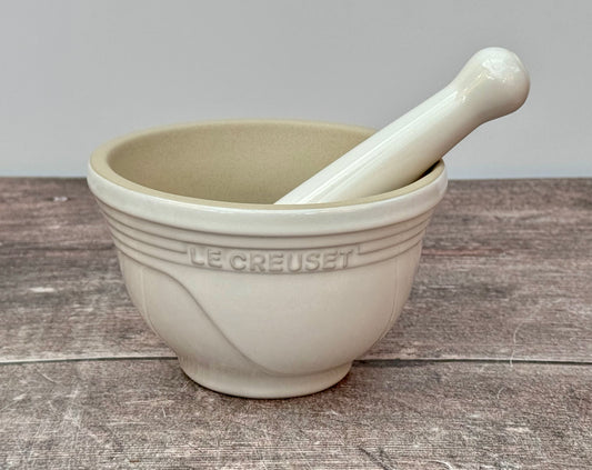 Le Creuset White Pestle and Mortar