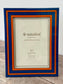 Natalini Blue and Orange Border Photo Frame 5 x 7