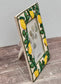Lemon Beaded Patterned Photo Frame, 5’ x 7’