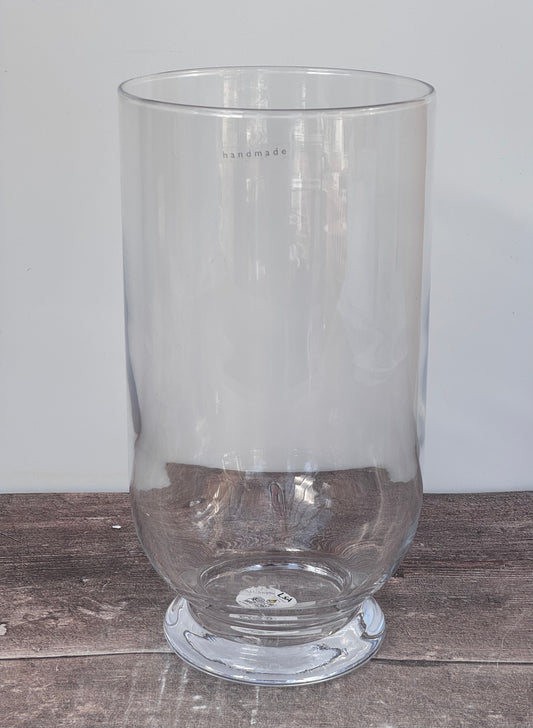 LSA Large Clear Glass Lantern Candle Holder