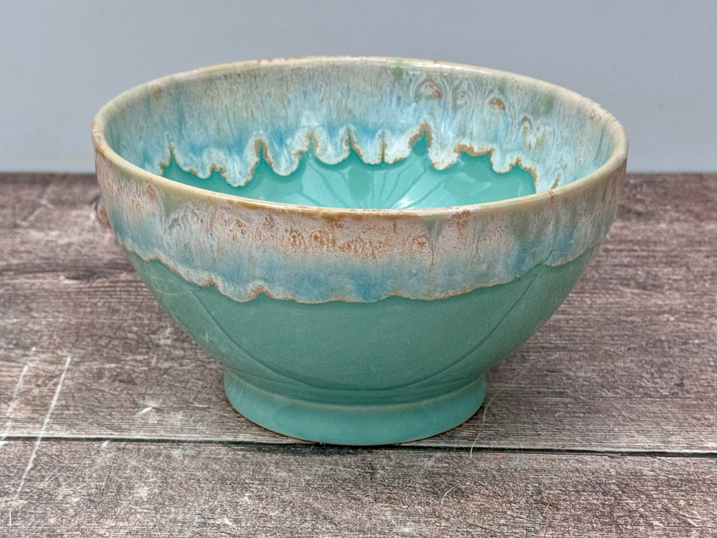 Turquoise Design Bowl, 14.5cm