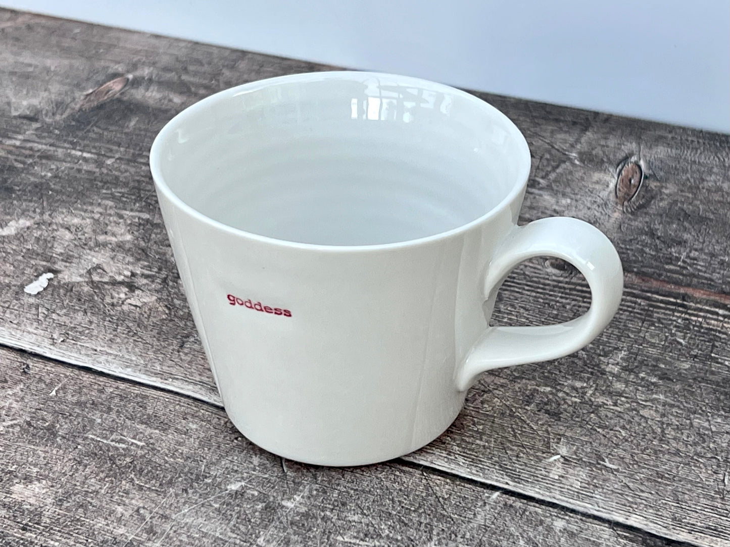 White ‘goddess’ Mug