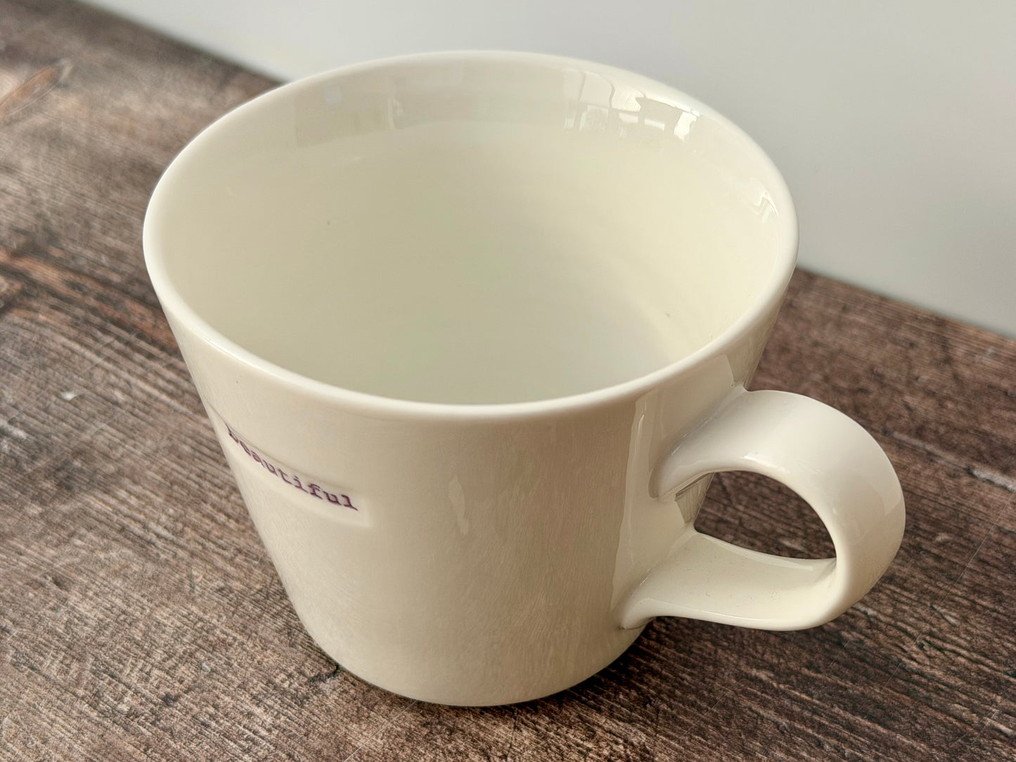 White ‘beautiful’ Mug