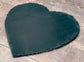 Black Heart Slate Serving Platter for Cheese / Canapes