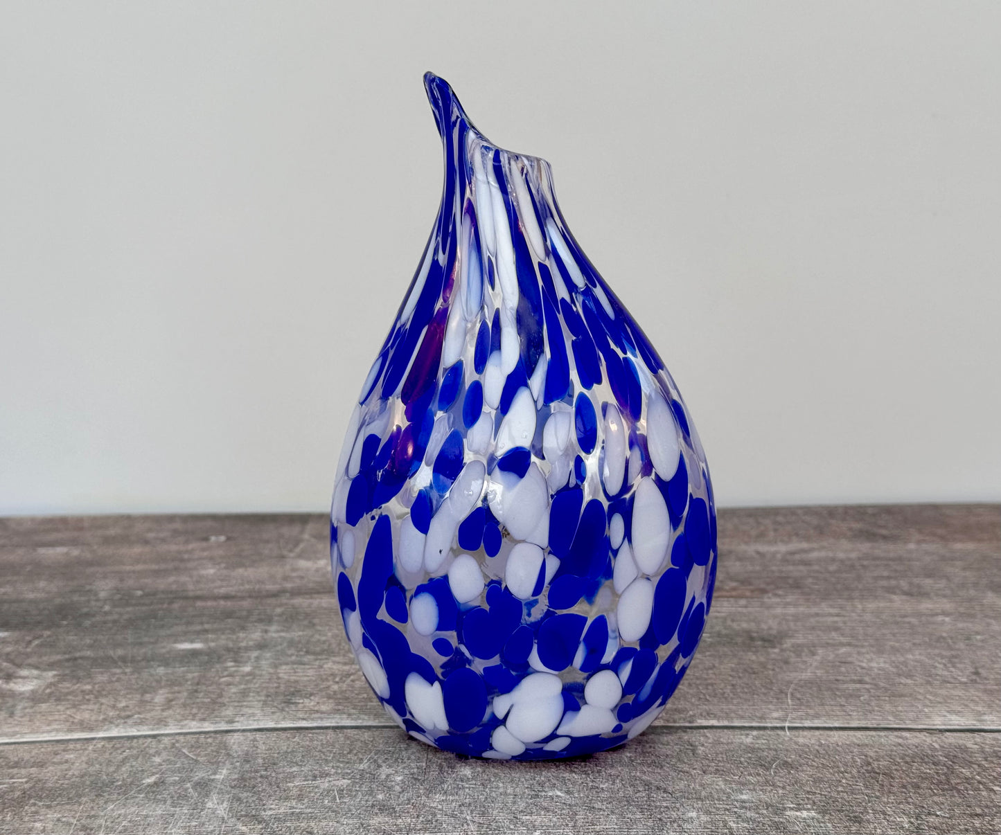 Small Handmade Murano Glass Vase, Design 19