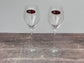 Pair of Riedel Heart to Heart Crystal Champagne Glasses