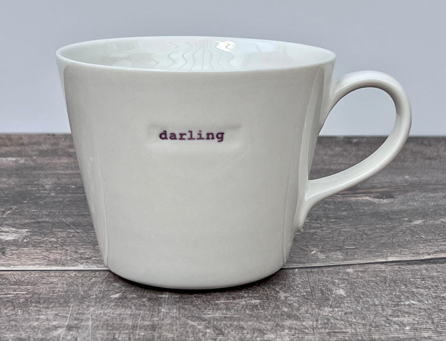 White ‘darling’ Mug