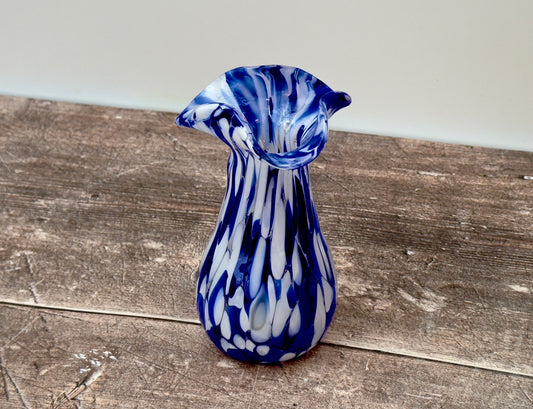 Small Handmade Murano Glass Vase, Design 17