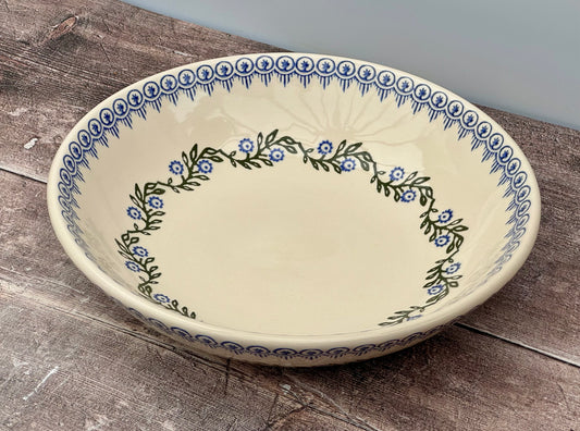 Flower Garland Patterned Serving Bowl, 28cm