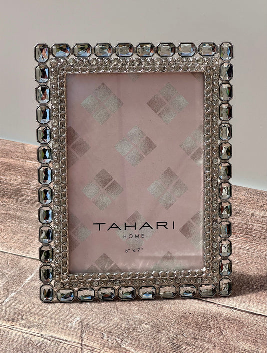 Tahari Clear Jewel Embellished Photo Frame, 5 x 7