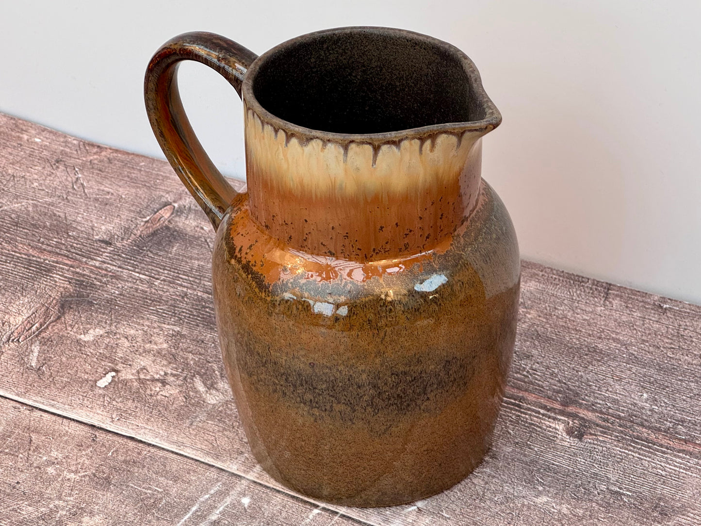 Brown Design Stoneware Jug