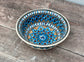 Blue Patterned Cereal/Serving Bowl, 15cm